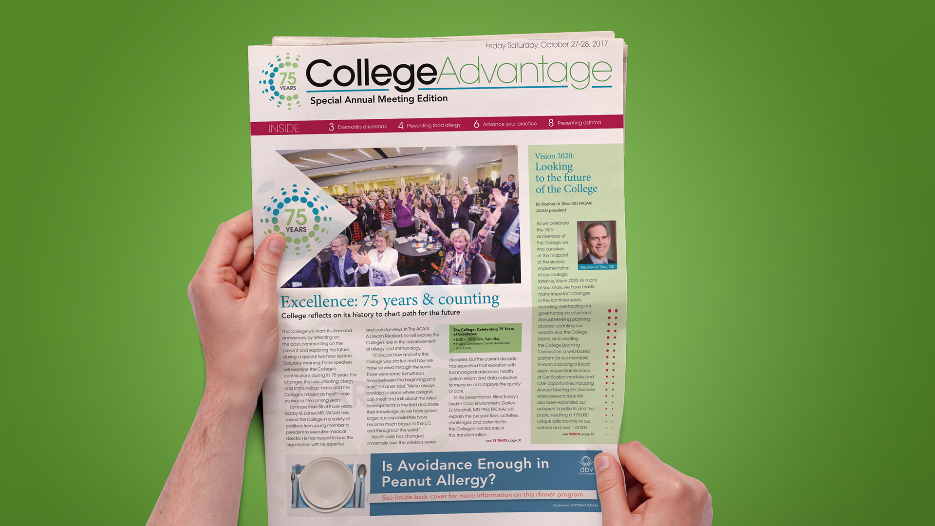 American College of Allergy, Asthma, and Immunology 2017 - College Advantage Daily